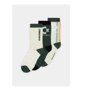 Commodore C64 - Crew Socks (3Pack)-CR487110C64-43/46