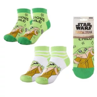 Star Wars: The Mandalorian - Grogu 2 Pack Short Socks (EU38-45)-2900003285