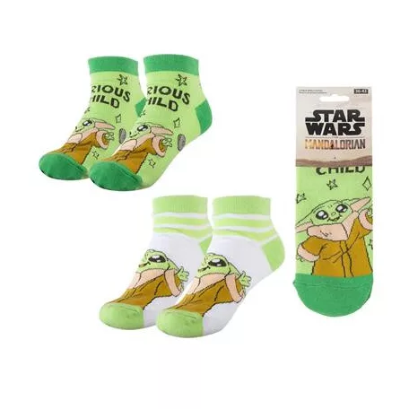 Star Wars: The Mandalorian - Grogu 2 Pack Short Socks (EU38-45)-2900003285
