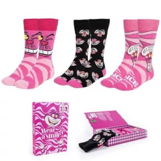 Alice in Wonderland - Socks 3-Pack (EU36-43) - Cheshire Cat-2900002481