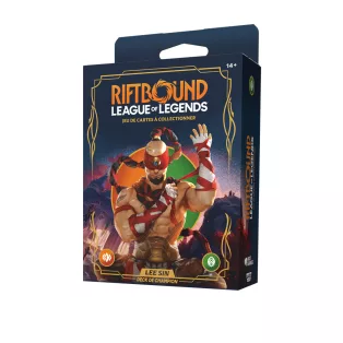 Riftbound: League of Legends TCG - Set One: Origins Champion Deck - Lee Sin Display (4 decks) - FR-RB-01PD03-FR