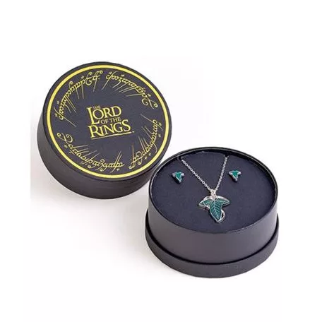 The Lord of the Rings - Earrings and Necklace Gift Set - Leaf of Lorien-ELRGS0001