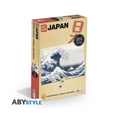 Hokusai - 1000 Pieces Jigsaw Puzzle - The Wave of Kanagawa-ABYJDP024