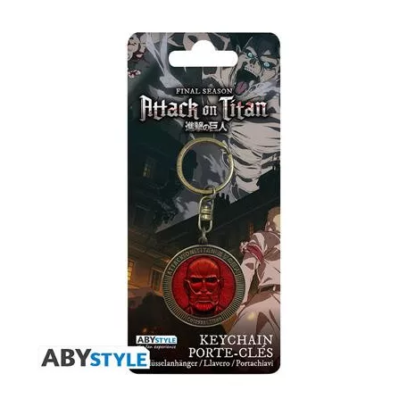 Attack On Titan - Keychain - Colossal Titan Medallion-ABYKEY647