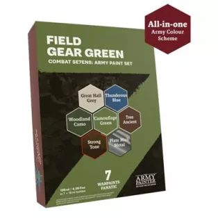 The Army Painter - Combat Se7ens Army Paint Set Field Gear Green-WP8119P