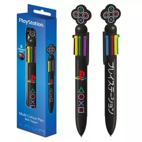PLAYSTATION - 6 IN 1 MULTI COLOUR PEN - CLASSIC COLOURS-SR2403706