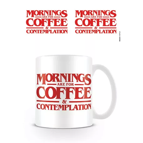 STRANGER THINGS - MUG - COFFEE AND CONTEMPLATION-MG25245C