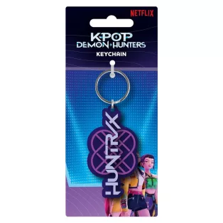 K-POP DEMON HUNTERS - PVC KEYCHAIN - HUNTRIX LOGO-RK2510649