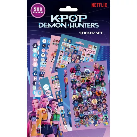 K-POP DEMON - 500pcs STICKER BOOK - HUNTERS-PS2510684