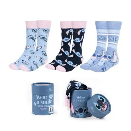 Lilo & Stitch - Socks 3-Pack (EU36-43) - Gift Pack-2900002449