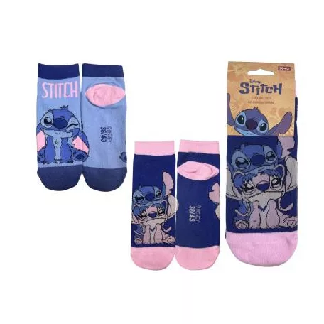 Lilo & Stitch - Ankle Socks 2-Pack (EU36-43) - Stitch & Angel-2900003288
