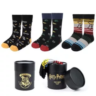 Harry Potter - Socks 3-Pack (EU38-45) - Gift Pack-2900002568
