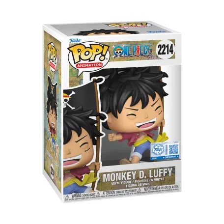Funko Pop! Animation - Monkey D. Luffy with Flag-FK91970
