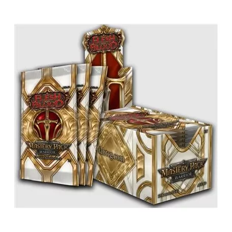 Flesh & Blood TCG - Mastery Pack Warrior Booster Display (12 Booster) - EN-FAB2610-EN