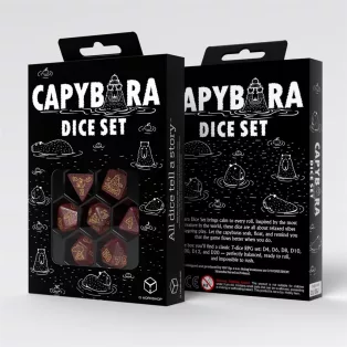 Capybara Dice Set: Chillo-SCAP01