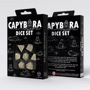 Capybara Dice Set: Sleepie-SCAP02