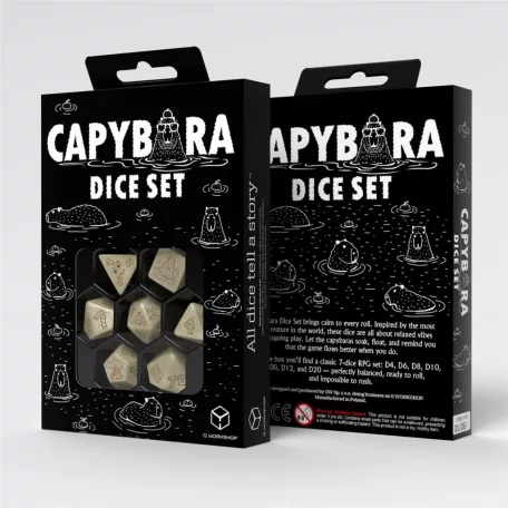 Capybara Dice Set: Sleepie-SCAP02
