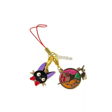 Kiki's Delivery Service - Strap Stained Glass Style Jiji Gold-SEISEN-14644