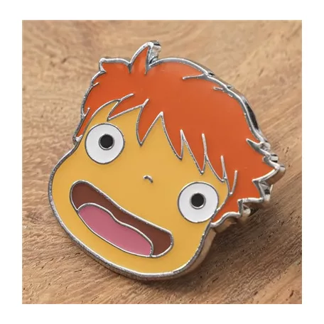 Ponyo on the Cliff - Pin Ponyo Close-Up Image-SEISEN-14625