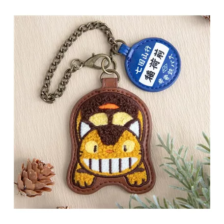 My Neighbor Totoro - Fluffy Series Key Ring Catbus-BENELIC-49797