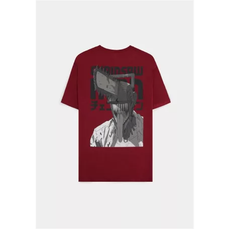 Chainsaw man - Bordeaux Smile Men's Short sleeved T-shirt - Logo - S-TS416125CSM-S