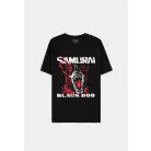 Cyberpunk 2077 - Men's Short Sleeved T-shirt - Black Dog Samurai Album Art - 2XL-TS113160CPK-2XL