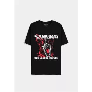 Cyberpunk 2077 - Men's Short Sleeved T-shirt - Black Dog Samurai Album Art - 2XL-TS113160CPK-2XL