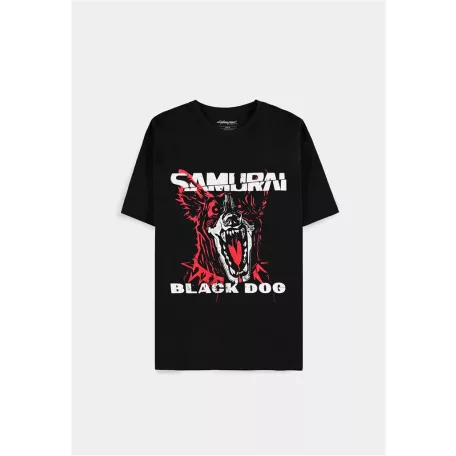 Cyberpunk 2077 - Men's Short Sleeved T-shirt - Black Dog Samurai Album Art - XL-TS113160CPK-XL