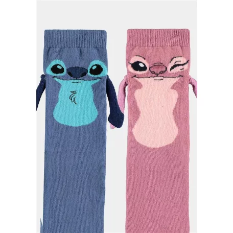 Lilo & Stitch - Let's Hold Hands Novelty Socks (1 pack) - Stitch & Angel - 43/46-NS748741DNY-43/46