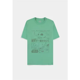 The Mandalorian - Unisex Short Sleeved T-shirt - Grogu panel - XL-TS552412STW-XL