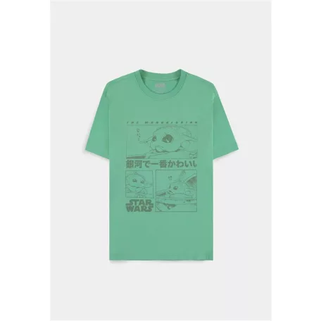 The Mandalorian - Unisex Short Sleeved T-shirt - Grogu panel - XL-TS552412STW-XL