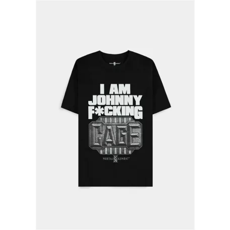Mortal Kombat 2 - Men's Short Sleeved T-shirt - I am Johnny F*cking Cage - XL-TS543020MKB-XL
