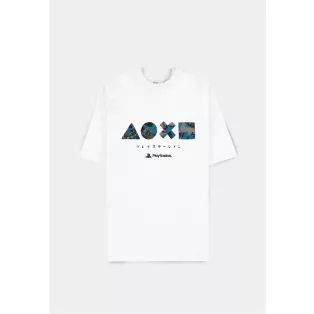 PlayStation - Men's Short Sleeved T-shirt (Loose Fit) - Icons Japan - M-TS781518SNY-M