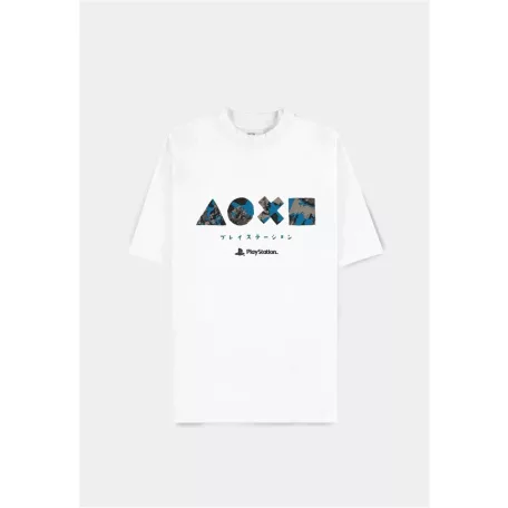 PlayStation - Men's Short Sleeved T-shirt (Loose Fit) - Icons Japan - M-TS781518SNY-M
