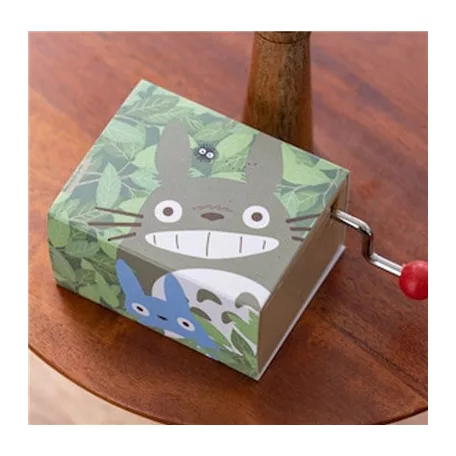 My Neighbor Totoro - Hand Crank Music Box - Totoro Leaf-SEKIGUCHI-40501
