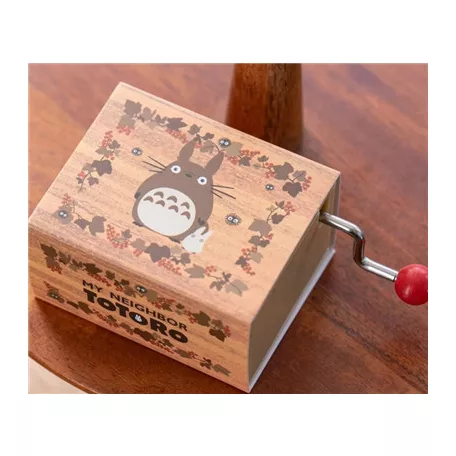 My Neighbor Totoro - Hand Crank Music Box - Autumn Leaf-SEKIGUCHI-40500