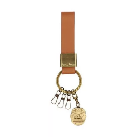 Porco Rosso - Leather Keychain - Marco-SEISEN-14671