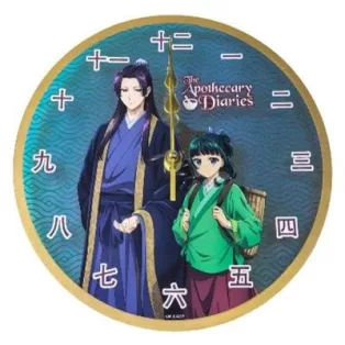 The Apothecary Diaries - Acrylic Wall Clock with holographic effect (24x24cm)-SAK06486