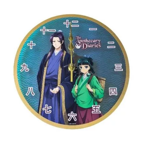 The Apothecary Diaries - Acrylic Wall Clock with holographic effect (24x24cm)-SAK06486