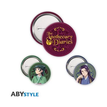 The Apothecary Diaries - Badge Pack - Mao Mao, Jinshi & Logo-ABYACC629