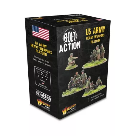Bolt Action - US Army Heavy Weapons Platoon (plastic)-402013055