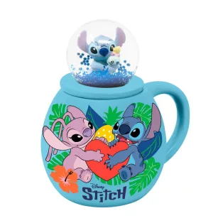 Lilo & Stitch - Snowglobe Mug - Stitch & Angel-SNMG2500238