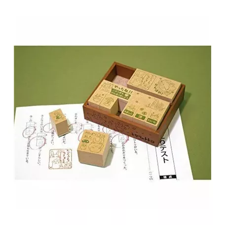 My Neighbor Totoro - Wooden Stamp Set (Japanese) - Congratulation-BEVERLY-12431