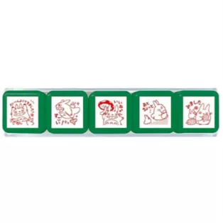 My Neighbor Totoro - Wooden Stamp Set - Totoro Encouragement-BEVERLY-12766