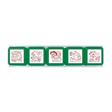 My Neighbor Totoro - Wooden Stamp Set - Totoro Encouragement-BEVERLY-12766