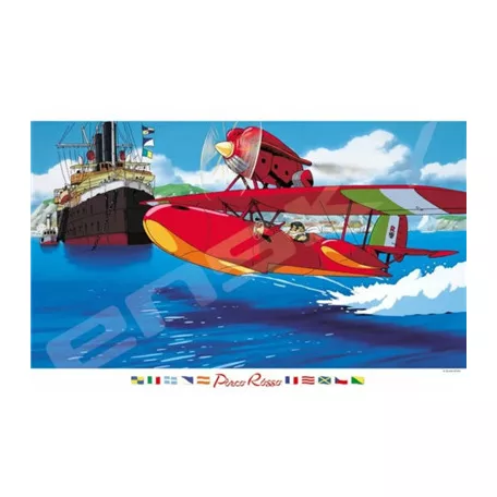 Porco Rosso - Jigsaw Puzzle (1000 Pieces) - Savoia in the Sky-ENSKY-50737