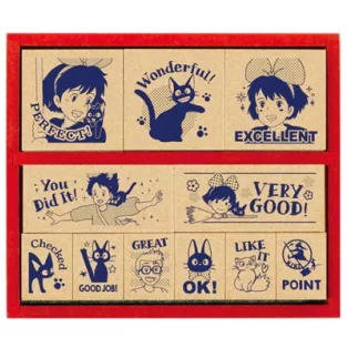 Kiki's Delivery Service - Wooden Stamp Set (English) - Congratulation-BEVERLY-12758