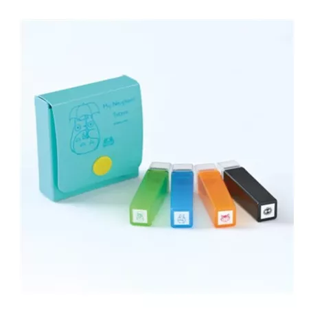 My Neighbor Totoro - Coloured Stamp Set - Totoro & Catbus & Soot Sprite-BEVERLY-12992