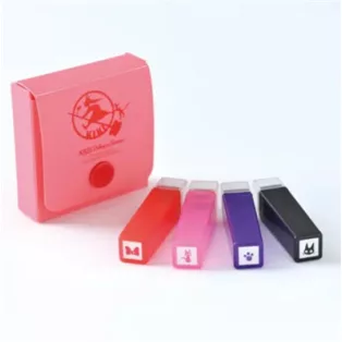 Kiki's Delivery Service - Coloured Stamp Set - Jiji, Paw & Hairband-BEVERLY-12994