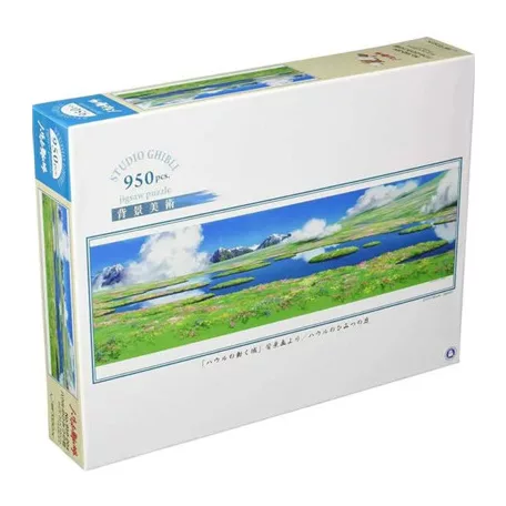 Howl's Moving Castle - Panorama Jigsaw Puzzle (950 Pieces) - Howl's Secret Garden-ENSKY-15428